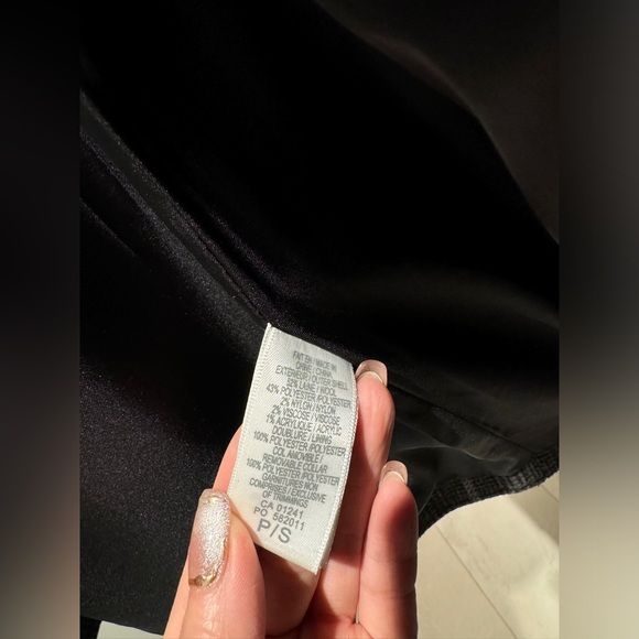 TWIK Long brown check wool brushed coat - Picture 3 of 3